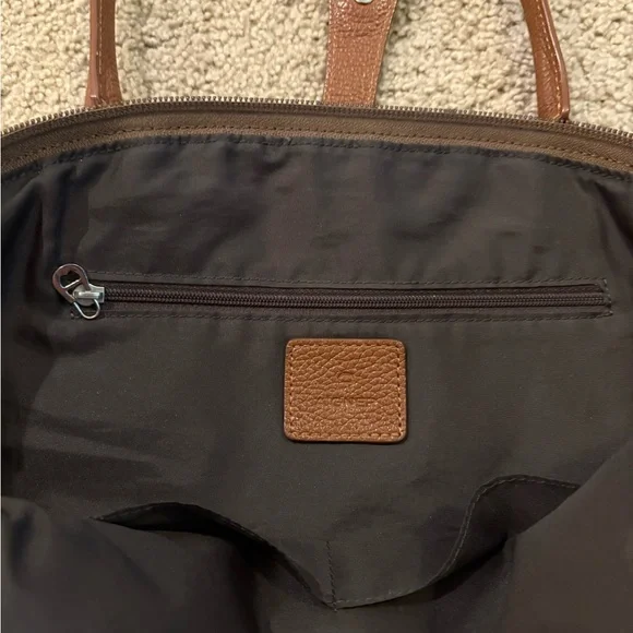 Etienne Aigner Brown Monogram Tote - Picture 2 of 2